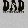 Rerun Island Men's Dad The Family Backbone Short Sleeve Graphic Cotton T-Shirt - Sport Grey L - 2 of 3