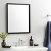 HomeRoots 26" Black Framed Bathroom Vanity Mirror - 2 of 4