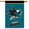 Briarwood Lane San Jose Sharks House Flag NHL Licensed 28" x 40" - 2 of 4