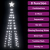 vidaXL Christmas Cone Tree Decoration Artificial Christmas Tree with LEDs - Cold White 5 x 2 ft - 3 of 4