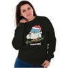 Tootsie Mr. Owl Christmas Santa Sweatshirt for Men or Women Brisco Brands - 4 of 4