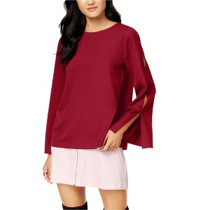 Kensie Womens Split Sleeve Knit Blouse - 1 of 1