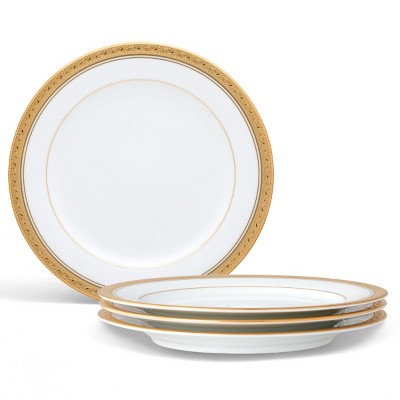 Noritake Crestwood Gold Set Of 4 Salad/dessert Plates : Target