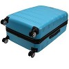 Rockland Melbourne Hardside Expandable Luggage with Spinner Wheels Turquoise Checked Large 28" - 4 of 4