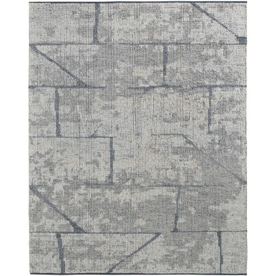 Alford Modern Abstract Gray/Silver Area Rug