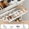 Shoe Cabinet with 3 Flip Drawers, Hidden Wood Shoe Cabinet, Freestanding Shoe Storage Cabinet for Entryway Hallway - 4 of 4