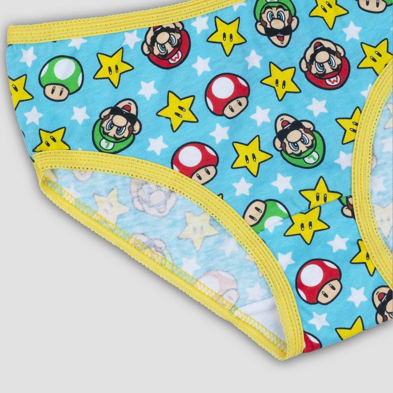 Girls' Mario 7pk Underwear, 5 of 5