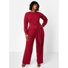 Rebdolls Women's No Exceptions Cotton Wide Leg Pants - image 2 of 4