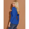 INSPIRE CHIC Women's Long Sleeve Scoop Neck Casual Peplum Shirt - 4 of 4