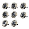 Bell + Howell 8 LED Round Slate Solar Powered Disk Lights with Auto On/Off - 2 of 4