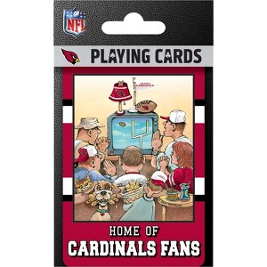 MasterPieces Officially Licensed NFL Arizona Cardinals Fan Deck Playing Cards - 54 Card Deck - 1 of 4