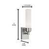 Norwell Lighting Alex 1 - Light Sconce in  Chrome - 3 of 4