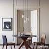 Hunter Fans 14.5" Lochemeade Ceiling Light Brushed Nickel 3-Bulb Pendant Modern Design for Indoor Use - 2 of 2