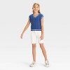 Girls' Cable Stitch Varsity Sweater Vest - Cat & Jack™ - 3 of 3