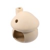 Unique Bargains Ceramic Aquarium Hideaway Rock Cave Fish Tank Decoration 3.86"x3.78" Beige Yellow 1 Pc - 2 of 4