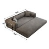 Kumasinova Compression Sofa,Convertible Floor Sofa Bed with Pillow,Back Support,Armrest,Futon Couch Sleeper Bed for Living Room,Bedroom - 4 of 4