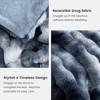 Cozy Bliss Faux Fur Throw Blankets, Plush Fuzzy Soft Thick Bubble Blanket for Sofa, Bedroom, Living Room - 3 of 4