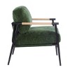 NicBex Polyester Fabric Accent Chair,Upholstered Living Room Chairs with Mid-Height Backrest,Modern Armchair,Accent Chairs for Living Room - 4 of 4