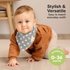 8pk Organic Baby Bandana Bibs, Baby Drool Bibs for Baby Boy, Girl, Baby Bibs for Infant, Newborn - 4 of 4
