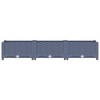 vidaXL Raised Bed 47.2"x15.7"x9.1" Polypropylene - 3 of 4