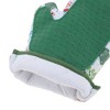 Unique Bargains Oven Mitts Christmas Patchwork Oven Glove Hand Wash Only Silicone Cotton Cloth Green 10.63"×7.09" 1 Pcs - 4 of 4