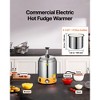 VEVOR Electric Cheese Dispenser with Pump, 2.4L Commercial Hot Fudge Warmer, Stainless Steel Pump Dispenser, 86-230℉ Temp Adjustable, Silver - 3 of 4