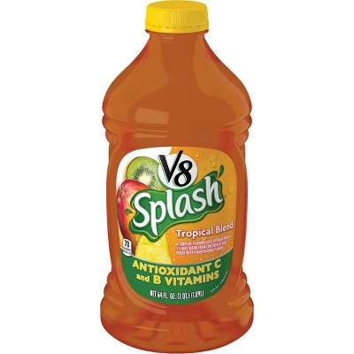 V8 Splash Tropical Blend Juice - 64 fl oz Bottle