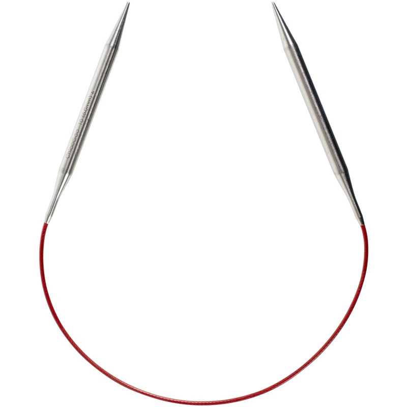 ChiaoGoo Red Lace Stainless Circular Knitting Needles 16"  -Size 10/6mm, 2 of 4