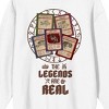 How To Train Your Dragon The Legends Are Real Dragon Cards Adult White Crew Neck Long Sleeve Sweatshirt - 2 of 3