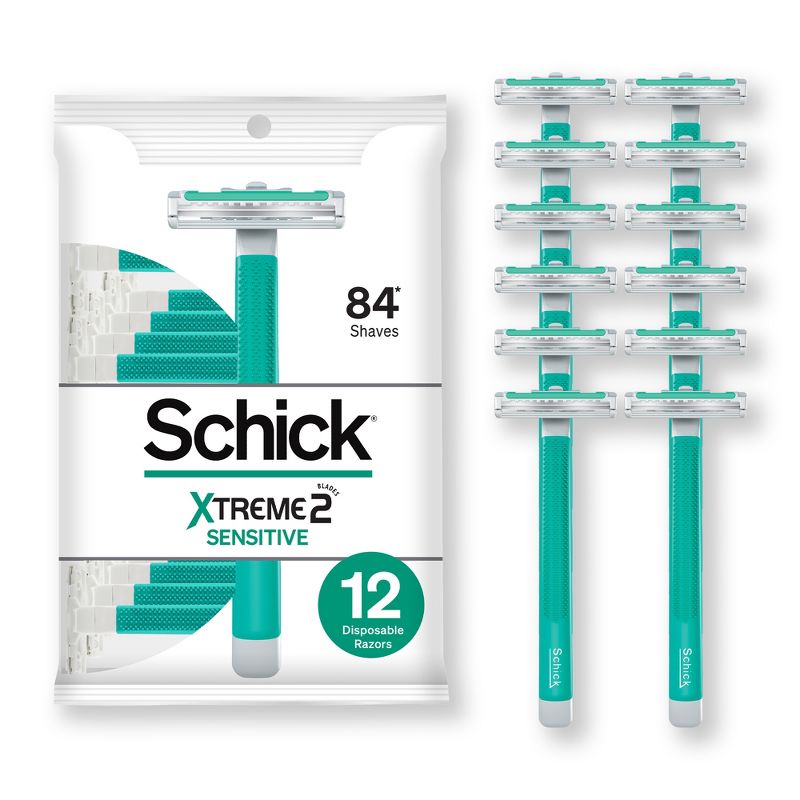 Schick Xtreme2 Sensitive Men&#39;s Disposable Razors - 12ct, 1 of 11