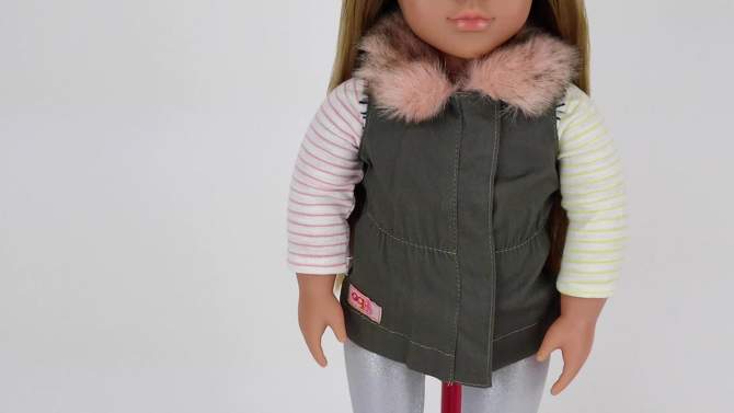 Our Generation Fun Fur Fall Vest Outfit for 18&#34; Dolls, 2 of 5, play video