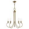 Livex Lighting Bari 5 - Light Chandelier in  Antique Brass - 3 of 4