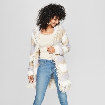 knox rose fringe cardigan