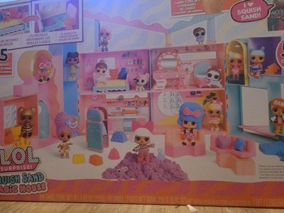 L.o.l. Surprise! Squish Sand Magic House With Tot - Playset With  Collectible Doll Squish Sand Surprises Accessories : Target