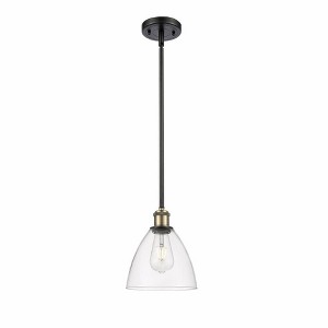 Bristol Glass - 1 Light Mini Pendant In Industrial Style-9.25 Inches Tall and 7.5 Inches Wide - 1 of 1