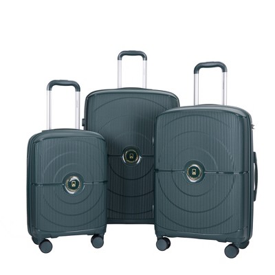 Whisen 3-Piece Set(20/24/28 in.) Luggage Sets Hardshell Lightweight Suitcase with TSA Lock
