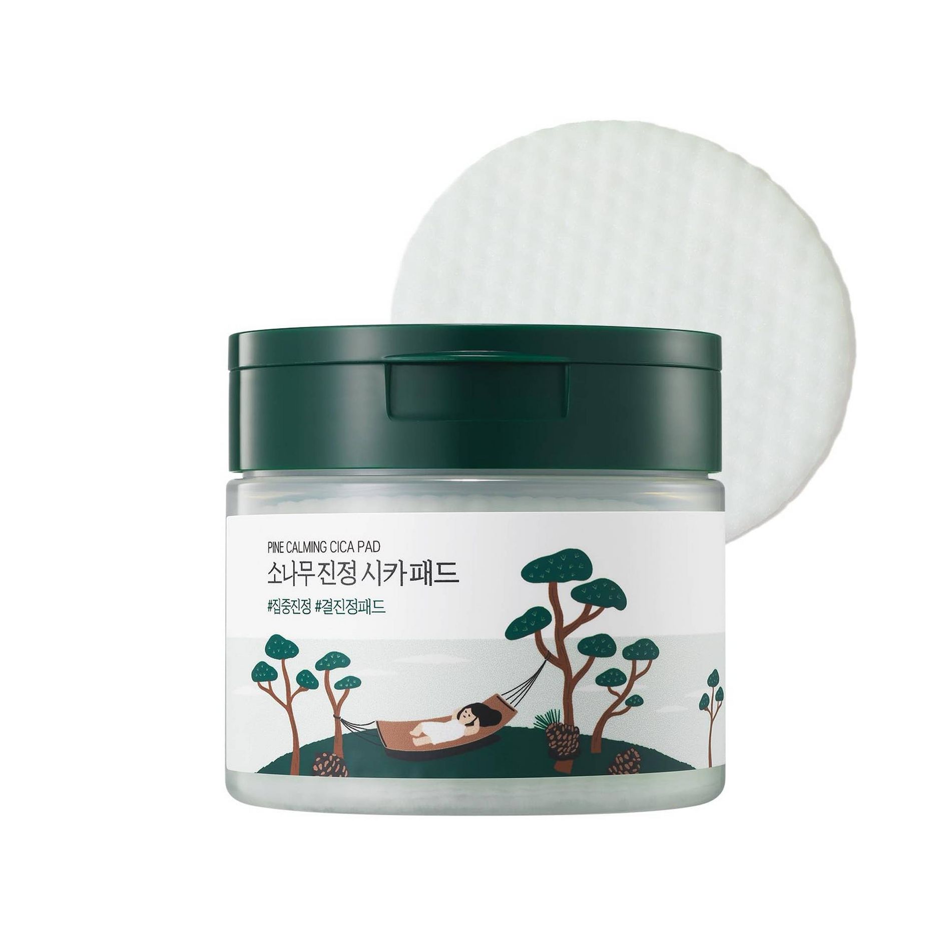 Round Lab Pine Calming Cica Pad Facial Toner - 50ct