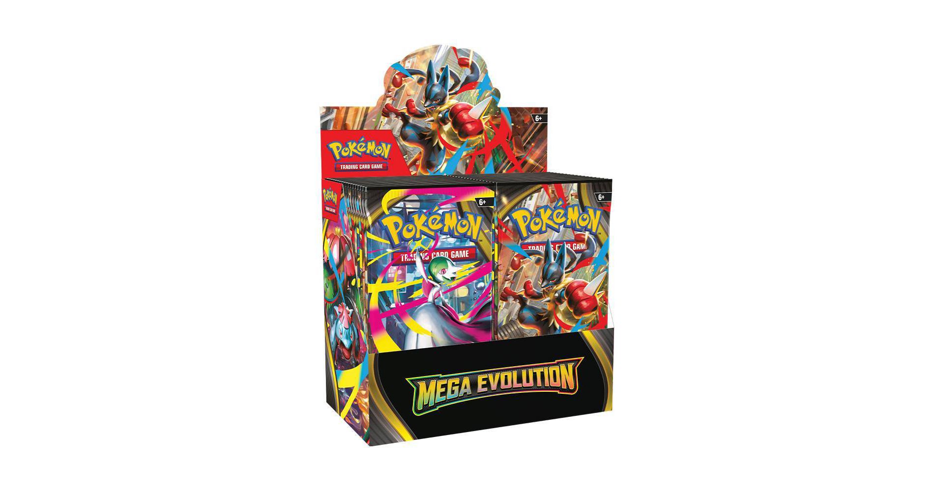 Pokémon Trading Card Game: Mega Evolution Booster Display