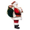 Kurt Adler 10.5-Inch Fabriché Traditional Santa with December 25th Calendar - 2 of 4