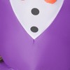 Whisen Outsunny Inflatable Decoration Bat, Blow Up LED Yard Decor - Purple - 3 of 4