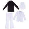 HalloweenCostumes.com Adult Saturday Night Fever Disco Costume Mens, Retro White Dance Suit Halloween Outfit - 4 of 4