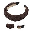Unique Bargains Women's Elegant Five-strand Braid Wide Hairband 6.69"x4.72" 1 Pc - 3 of 3