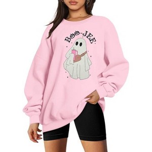 Ghost Sweatshirt - Women's  Season Long Sleeve Pullover Top - 1 of 2