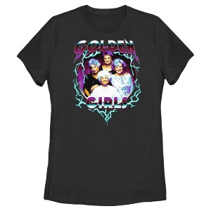 Women's The Golden Girls Rock and Roll Portrait T-Shirt - 1 of 4