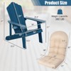 Infans Adirondack Chair HIPS Adirondack Chair w/Cup Holder & Cushion Navy - 2 of 4