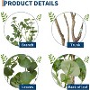 Artificial Eucalyptus Tree, Flexible Stems, Realistic Faux Plant for Indoor Outdoor Use, Lifelike Leaves, Stable Base - 3 of 4