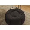 Lyngins Giant Faux Fur Bean Bag Chair, Ergonomic Lazy Chair with Memory Foam, Stylish Accent Chair, Single Sofa Chair for Home & Leisure - 4 of 4