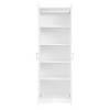 AndMakers 24 in. W x 71 in. H x 12 in. D 4-Shelf Wood Freestanding Cabinet - 4 of 4