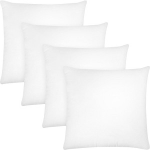 Covers&All Throw Pillow Inserts, Durable Soft 65 GSM Non-Woven Fabric with 15D Silicon Fiber Filling - 1 of 4