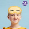 Big Dot of Happiness Paper Sleep Eye Masks, Pajama Slumber Party Headbands for Girls Sleepover Birthday, DIY Spa Day Party Hat Favors, 16 Count - 2 of 4